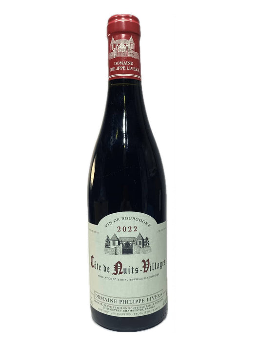 COTE DE NUITS VILLAGES 2022 domaine Philippe LIVERA