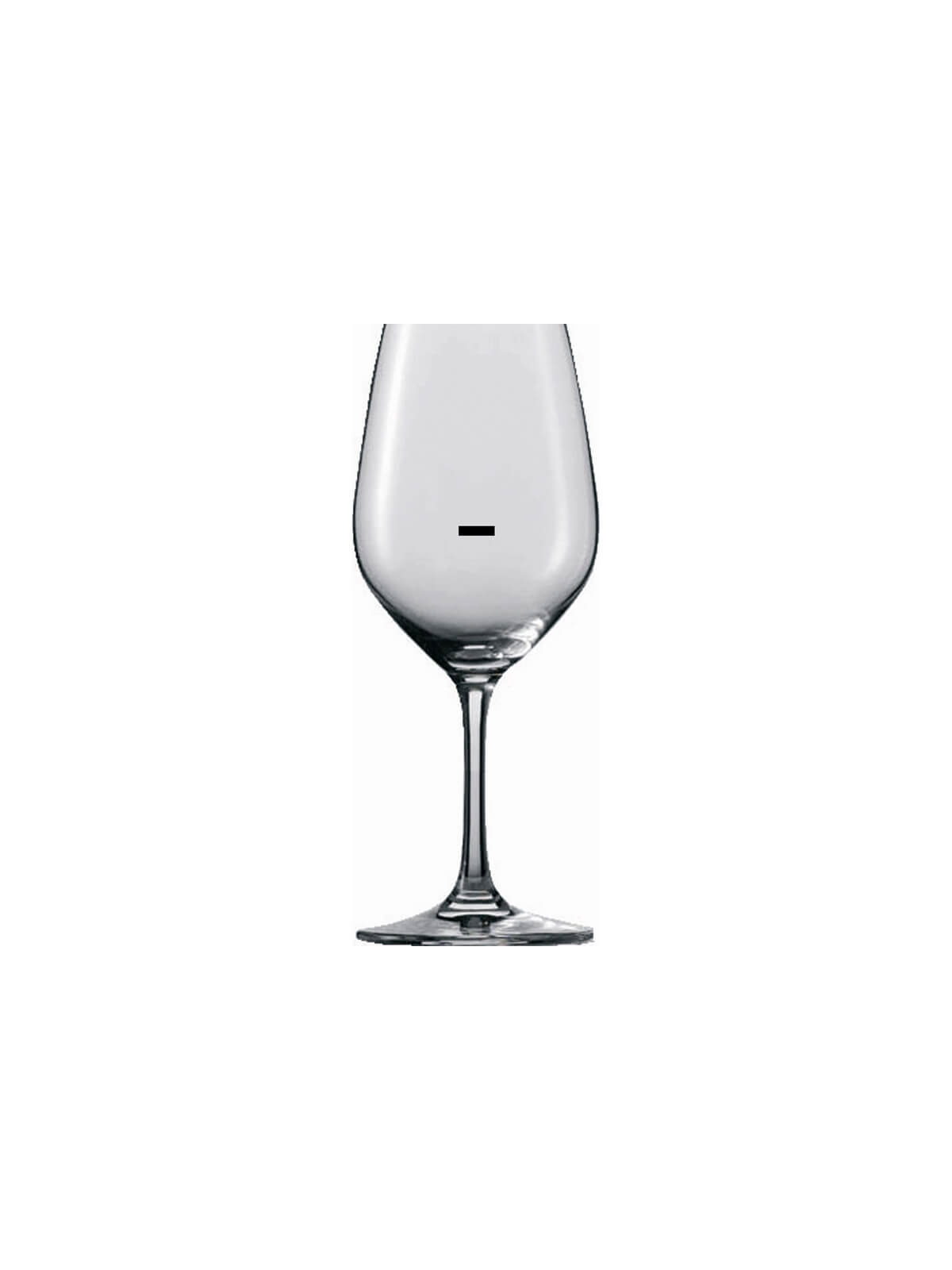 Verre à vin marqué