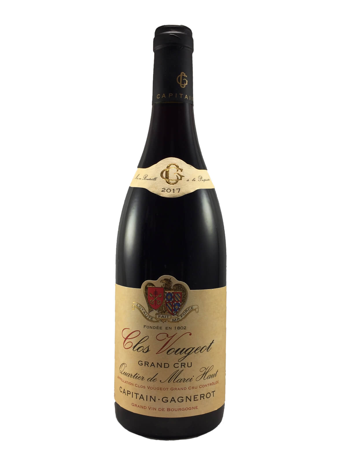 CLOS VOUGEOT Grand Cru 2017 Domaine CAPITAIN CAGNEROT