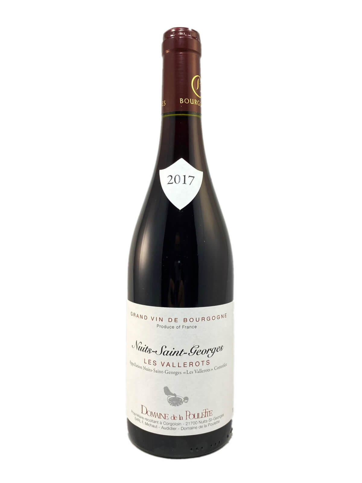 NUITS SAINT GEORGES Les Vallerots2017 Domaine des Poulettes