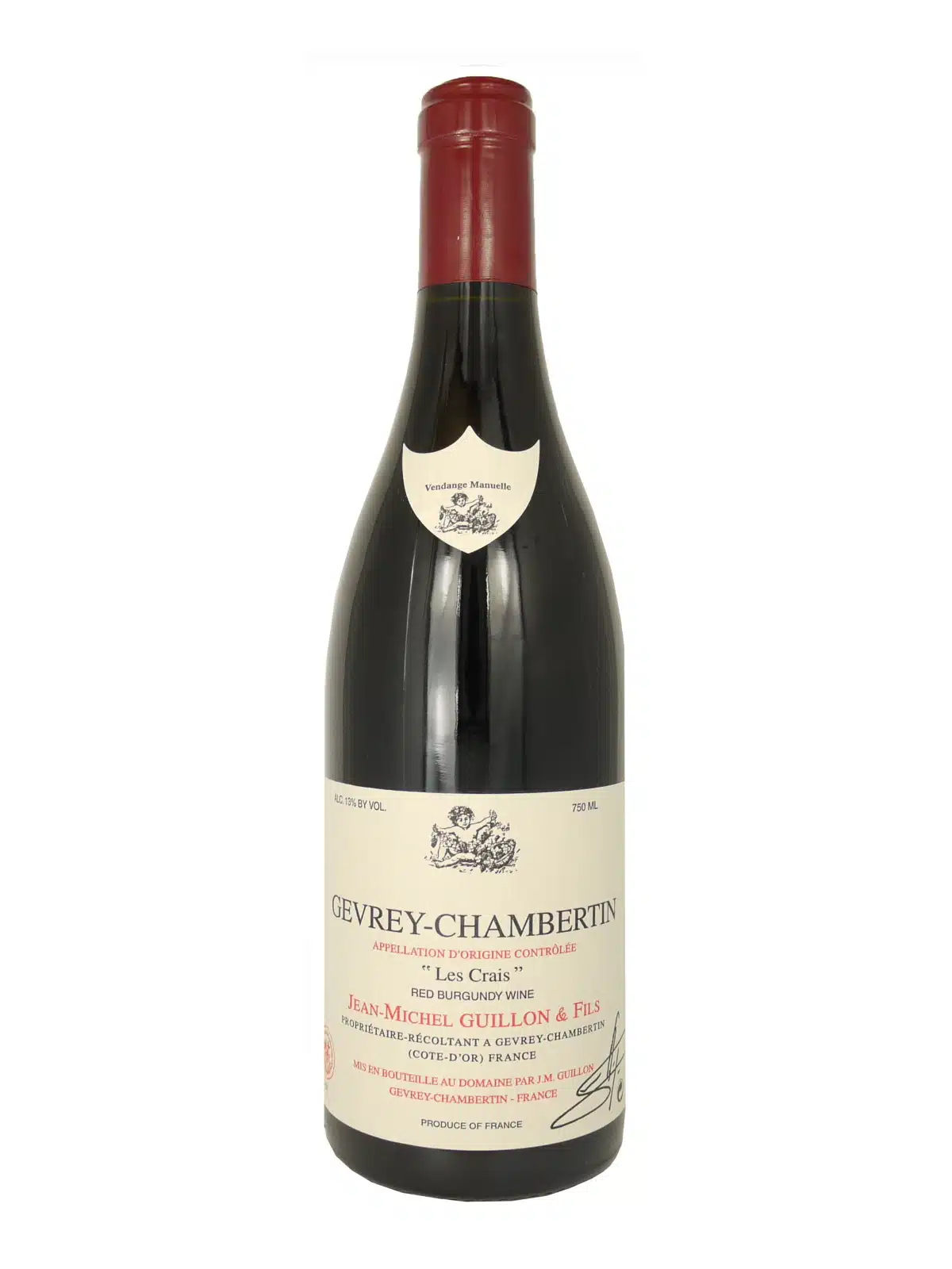 GEVREY CHAMBERTIN les crais Domaine Jean Michel GUILLON